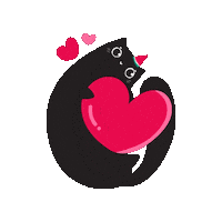 Cat Love Sticker by Yappy Pets