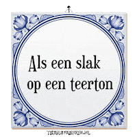 Reflectie Ontspannen Sticker by Tegelspreuken.nl