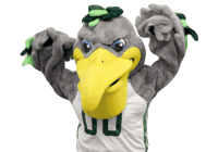 Green Wave Riptide Sticker by Tulane University