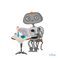 cabuu reaction reactions robot adorable GIF