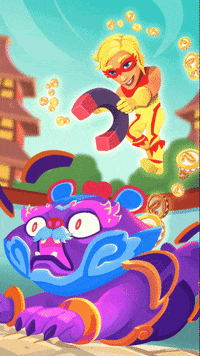 Fight Panda GIF by POP! Slots Casino