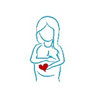 Pro-Life Pregnancy Sticker by Human Defense Initiative