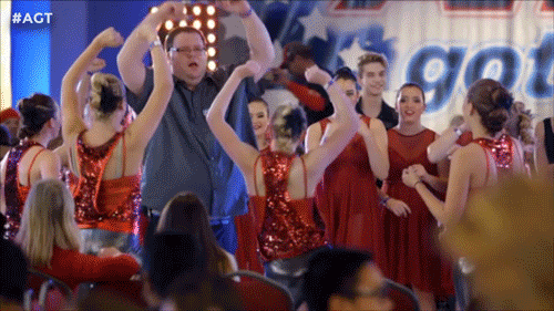 happy like a boss GIF by America's Got Talent