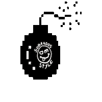 Bomb Sticker by Sobradosdestyle