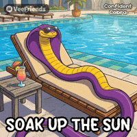 Summer Sunbathing GIF by VeeFriends