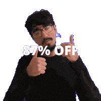 87 Discount Sticker