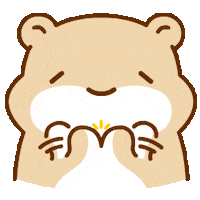 Arachi_copin clap character hamster 햄스터 Sticker
