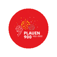 Spitzenstadt-Plauen jubiläum sachsen spitze plauen Sticker