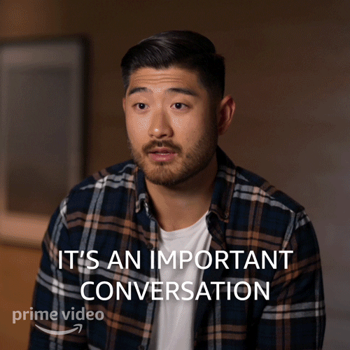 Important Conversation GIF by Amazon Prime Video