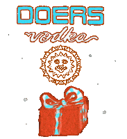 Feliz Navidad Christmas Sticker by Doers Vodka