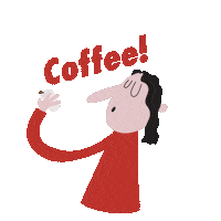 Good Morning Coffee Sticker by Deadlyie