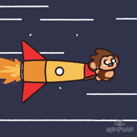 Lets Go Space GIF by Chimpers