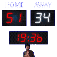 34 Away Sticker