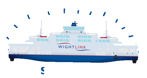 Isle Of Wight Boat Sticker by Wightlink Ferries