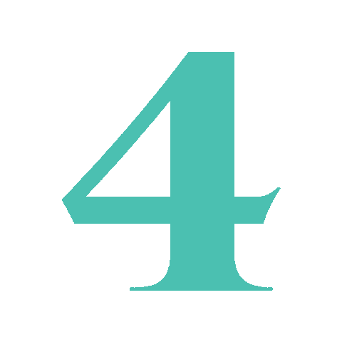 Number Four Sticker by Xyngular - Find & Share on GIPHY