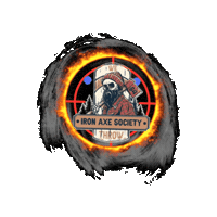 Ias Sticker by Armadillo Axe Throwing