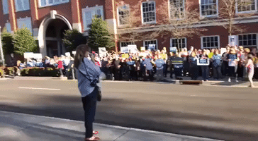Hundreds Picket Congressman Jimmy Duncan's Office to Demand Town Hall Meeting