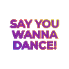 I Wanna Dance With Somebody Dancing Sticker by Whitney Houston