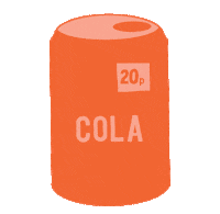 Cola Sticker by RACHELJPOWELL.COM