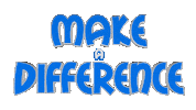 Make A Difference Sticker by OpticalArtInc.