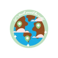 Travel World Sticker by Wantotrip