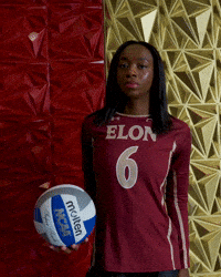 Elon Volleyball GIF by Elon Phoenix