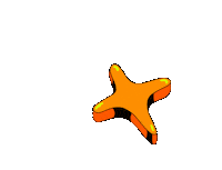 Star Orange Sticker by Nickelodeon