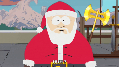 santa looks around GIF by South Park 