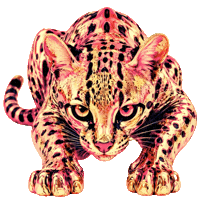 Spotted Cat Sticker