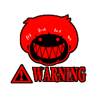 Fun Warning Sticker