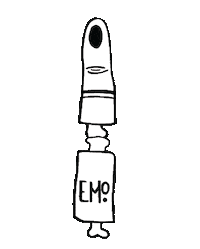 thefacesofandie hand tattoo finger emo Sticker
