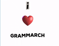 gramMARCH i love grammarch GIF