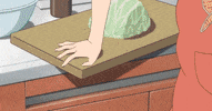 girl who leapt through time cooking GIF by Funimation