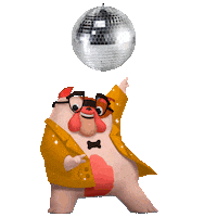 Neubox dance music party internet Sticker