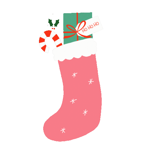 Candy Cane Christmas Sticker
