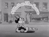 Stay Home Black And White GIF by Fleischer Studios