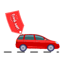 Red Car Sticker by arabam.com