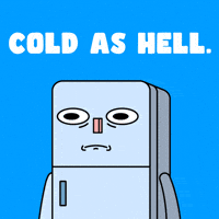 Freezing Stone Cold GIF by Nexio