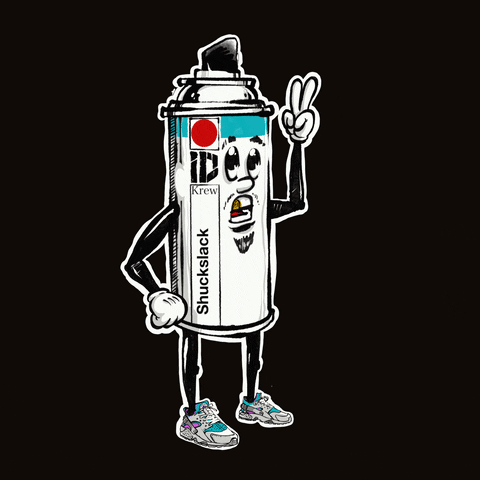 ShucksArtandDesign rap hiphop graffiti streetart GIF