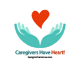 Helping Have Heart Sticker by Caregiver Careers