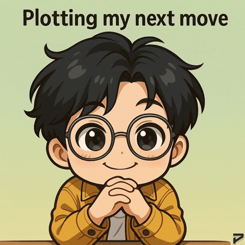 Plotting Next Move GIF by Persona