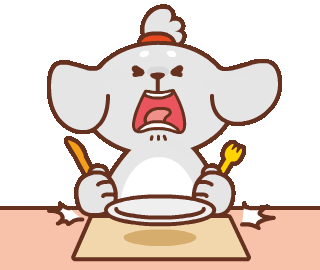 Hungry Dinner Sticker by j.pictures