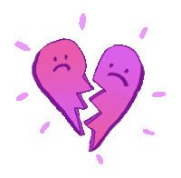 Sad Break Up Sticker by sophie shiff