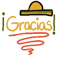 Spanish Thanks Sticker