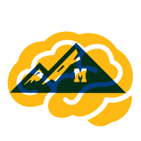 Mountains Msu Sticker by Montana State University