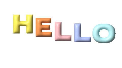 Animal Crossing Hello Sticker