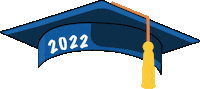 dukenus blue graduation dukenus Sticker