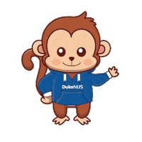 dukenus monkey mascot dukenus Sticker