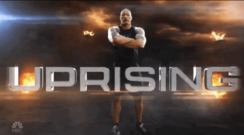 the rock uprising GIF by The Titan Games
