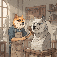 Creating Shiba Inu GIF by Doge Pound